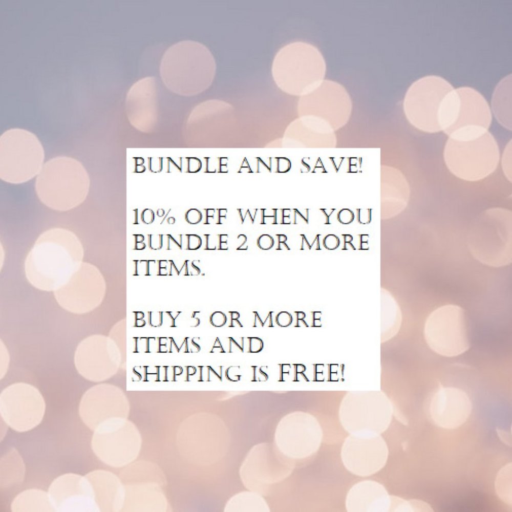 BUNDLE FOR DISCOUNTS!